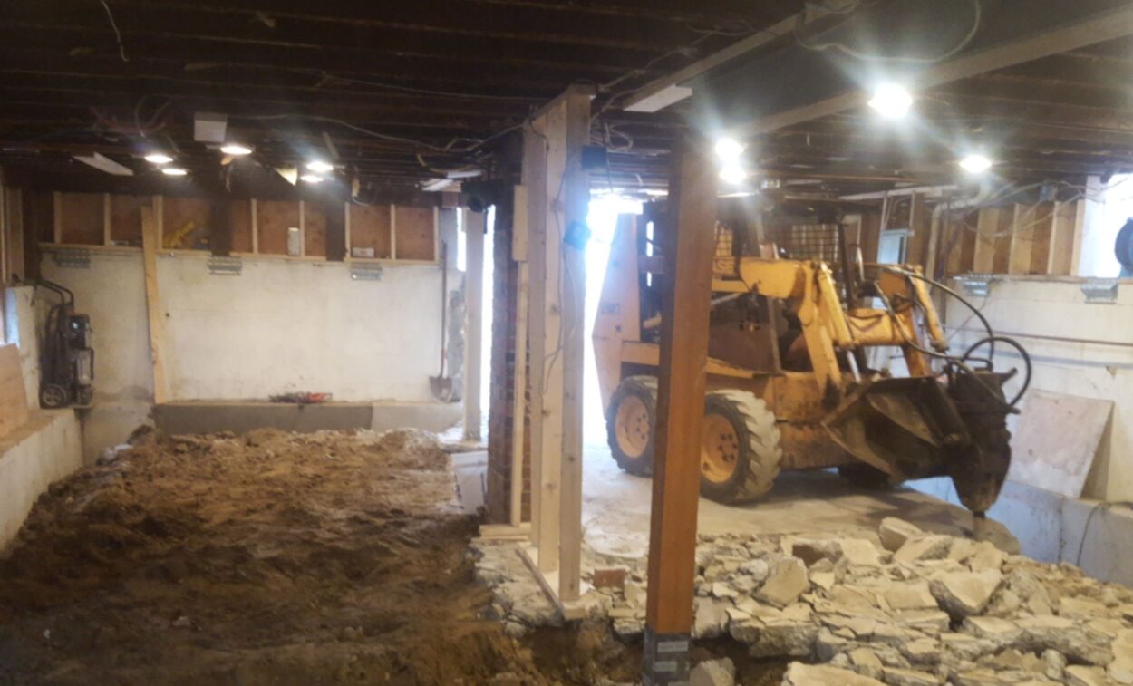 Horizontal Photos - 10 Phased approach to basement dig down