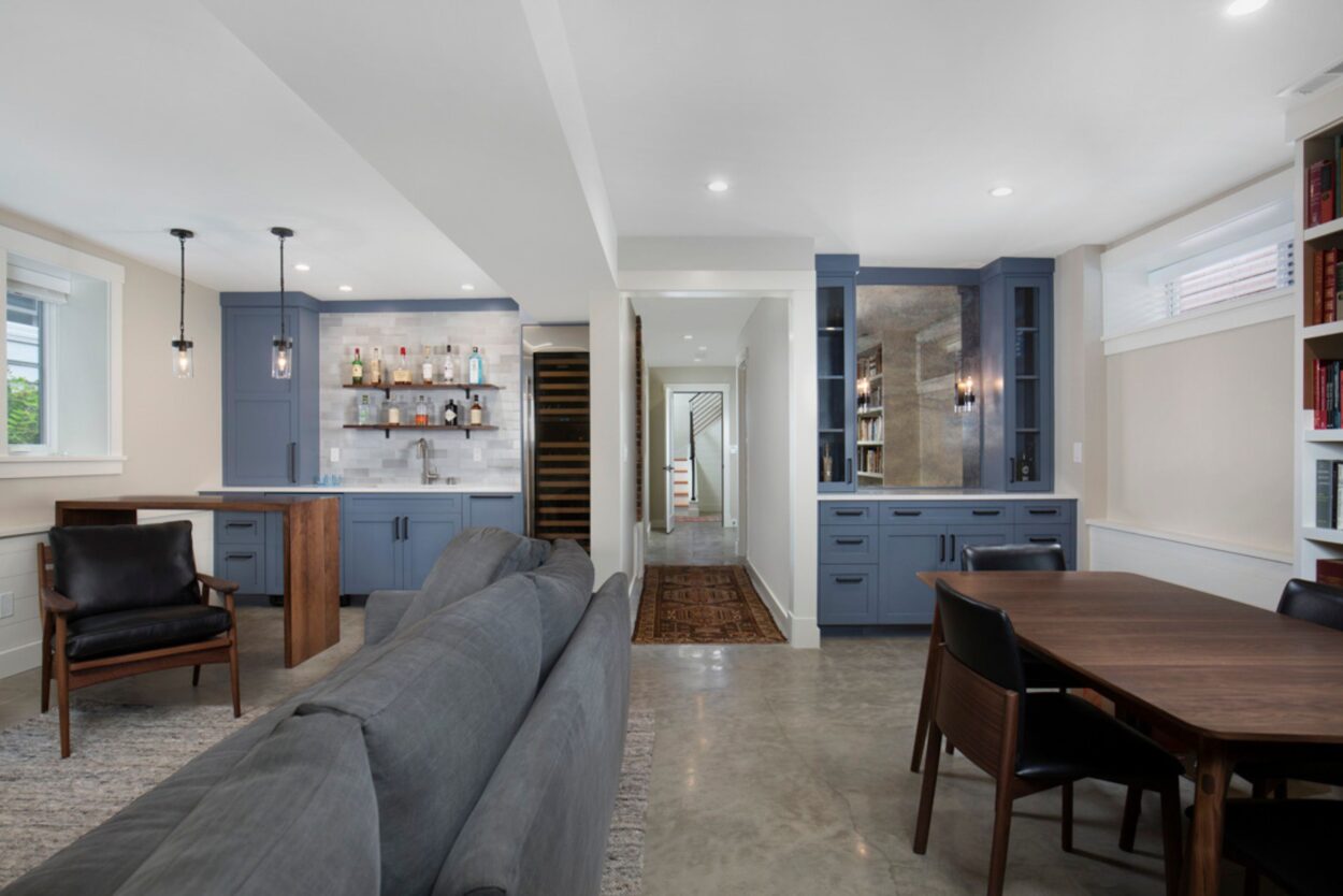 Finished Seattle Basement Major Basement Remodel in Seattle, Daylight Basement with Upgraded Features