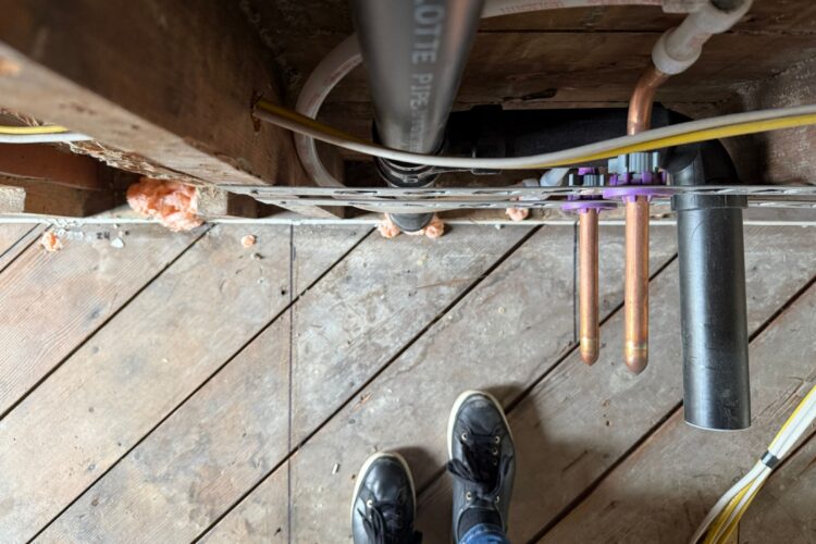 Project Manager camera roll of construction details