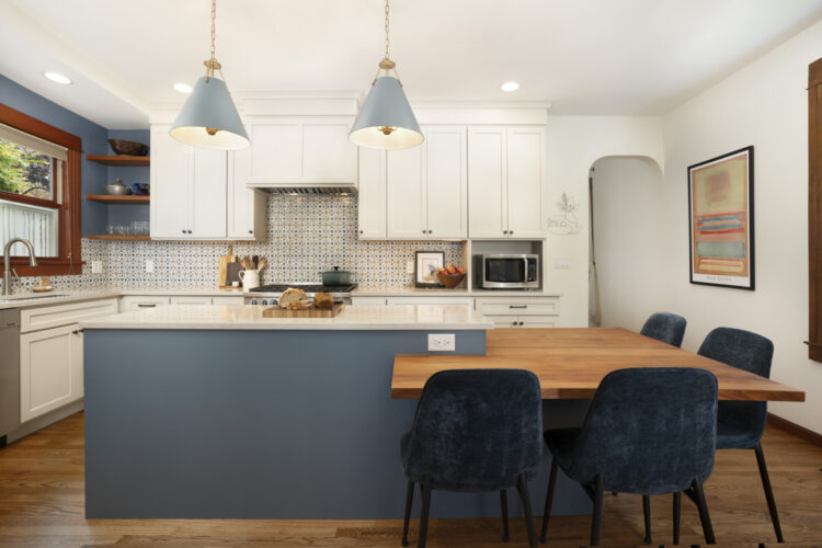 greenwood kitchen remodel by harjo construction, blue island, off white cabinets