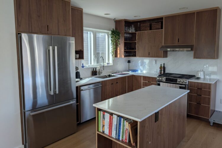 refine-organzing-kitchen-remodel-after After photo of Kari Lonczak's kithcen remodel. Kari is a professional organizer with tips for anyone thinking about a kitchen remodel.